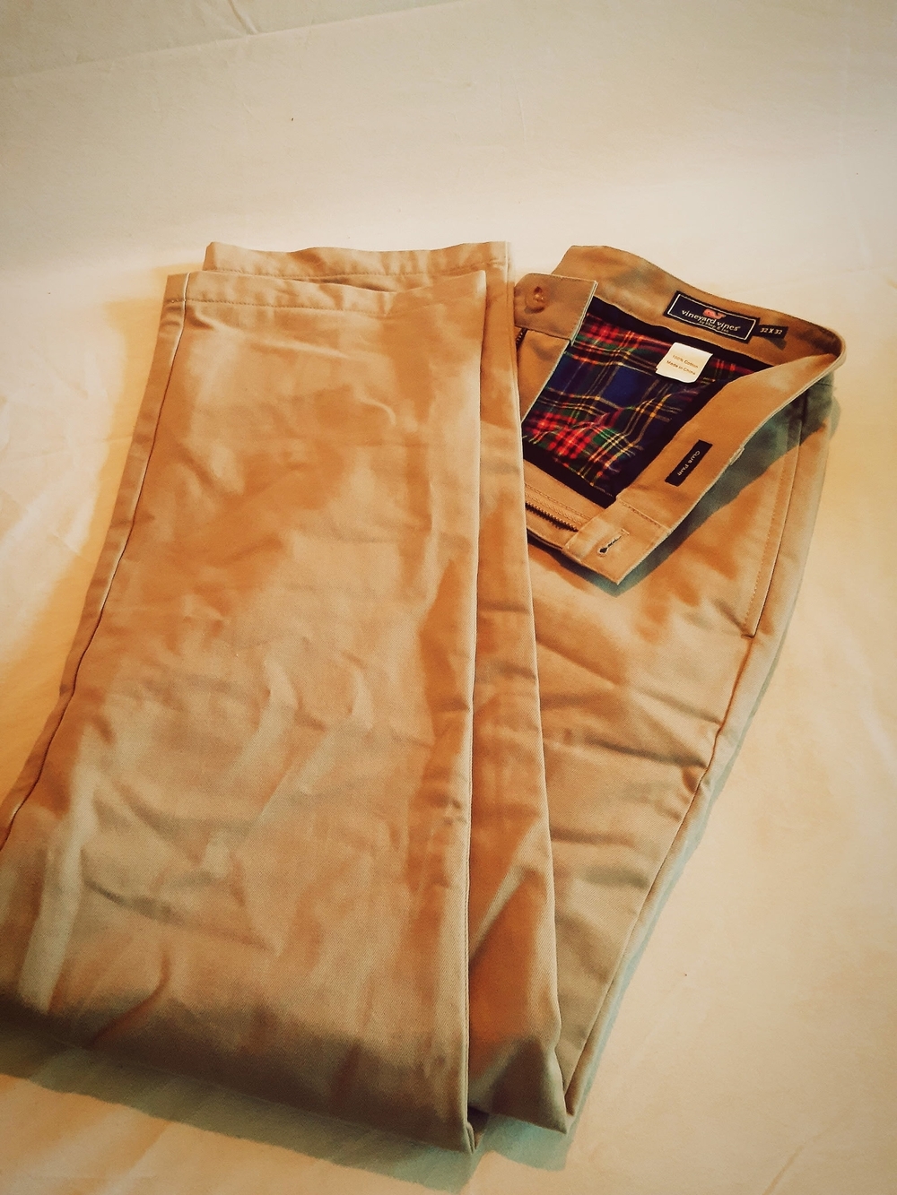 Vineyard Vines Men's Tan Chinos Size 32x32